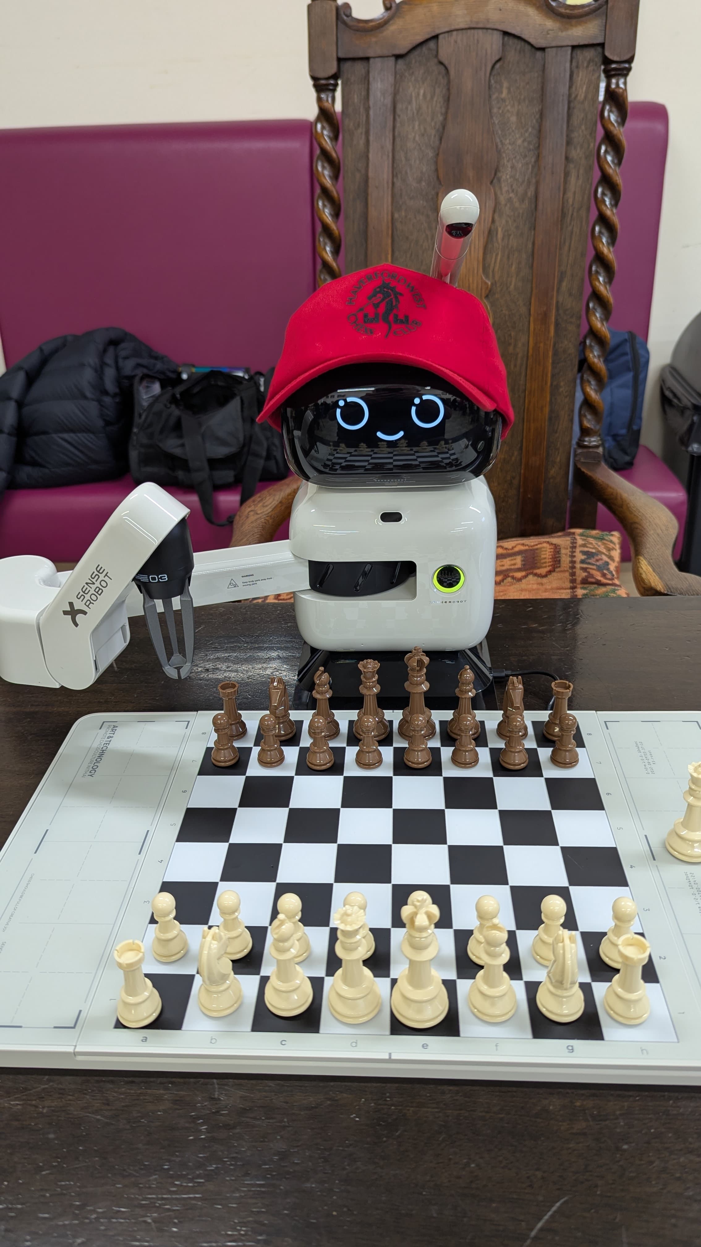 Rook to D2 visits Haverfordwest Chess Club!